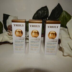 3 Truly Vanilla Baby Luxury Body Oil 1.7oz Niacinamide Bakuchiol Vitamin B3